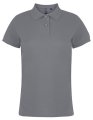 Dames Polo Asquith & Fox Classic Fit  heather Grey